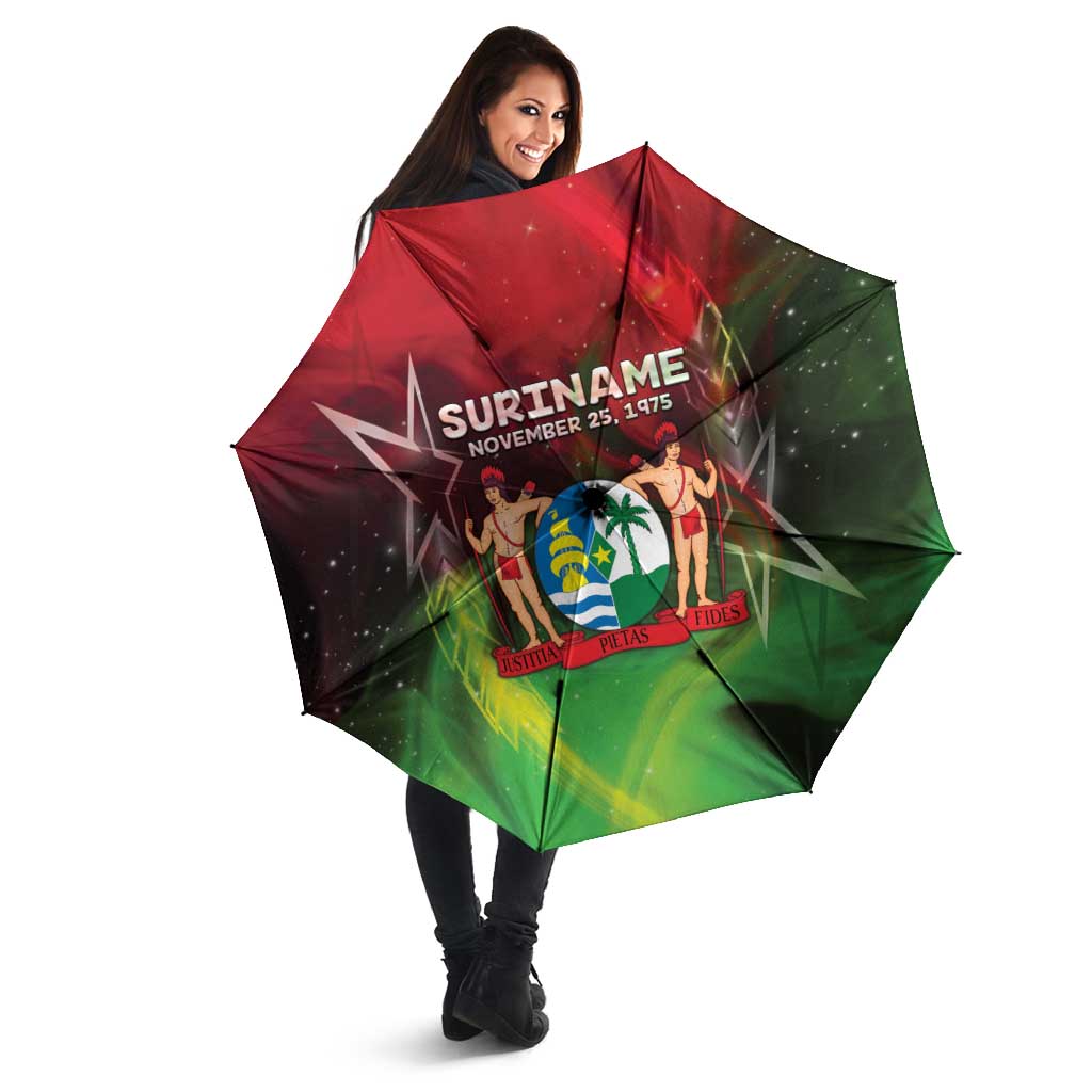 Suriname Independence Day Umbrella Wan Switi Srefidensi Dey - Wonder Print Shop