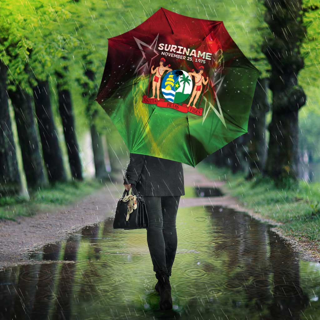 Suriname Independence Day Umbrella Wan Switi Srefidensi Dey - Wonder Print Shop