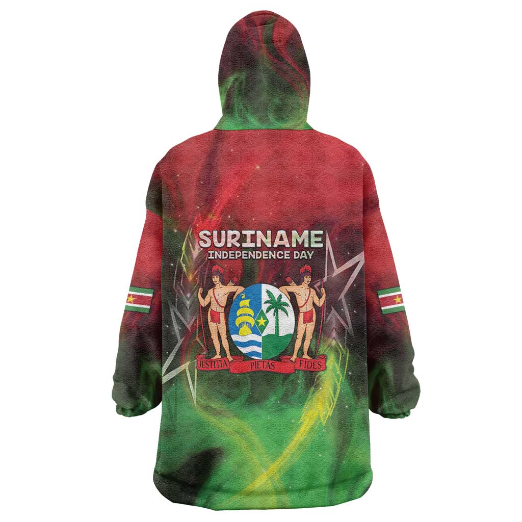 Suriname Independence Day Wearable Blanket Hoodie Wan Switi Srefidensi Dey - Wonder Print Shop