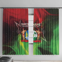 Suriname Independence Day Window Curtain Wan Switi Srefidensi Dey - Wonder Print Shop