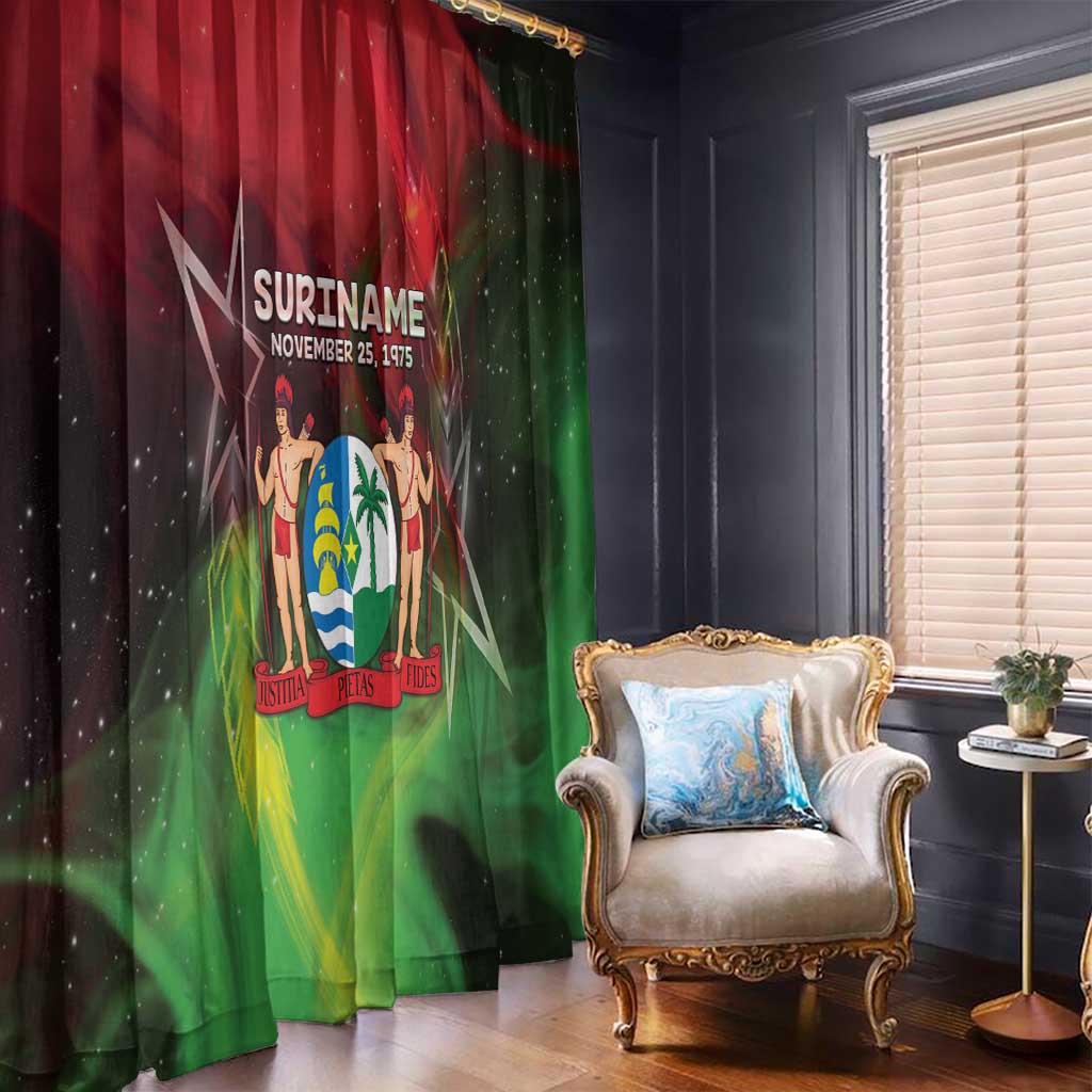 Suriname Independence Day Window Curtain Wan Switi Srefidensi Dey - Wonder Print Shop