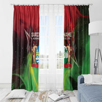 Suriname Independence Day Window Curtain Wan Switi Srefidensi Dey - Wonder Print Shop