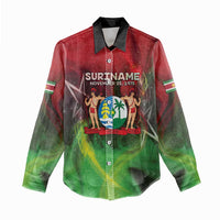Suriname Independence Day Women Casual Shirt Wan Switi Srefidensi Dey - Wonder Print Shop