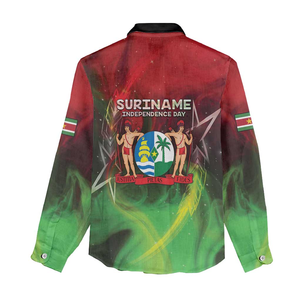 Suriname Independence Day Women Casual Shirt Wan Switi Srefidensi Dey - Wonder Print Shop