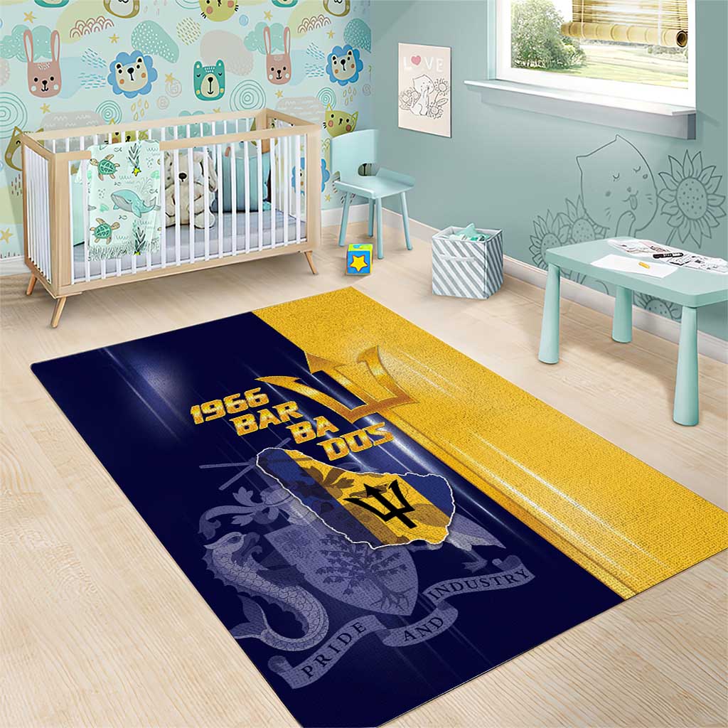 Barbados Independence Day Area Rug Proud To Be Barbadian - Wonder Print Shop