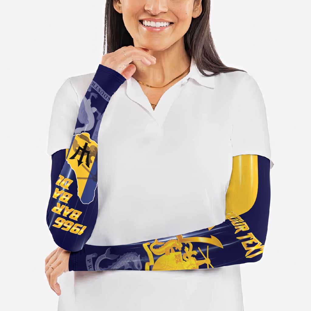 Barbados Independence Day Arm Sleeves Proud To Be Barbadian - Wonder Print Shop