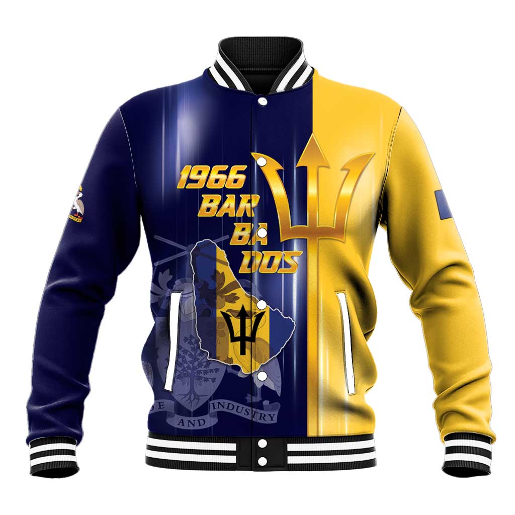 Barbados Independence Day Baseball Jacket Proud To Be Barbadian - Wonder Print Shop