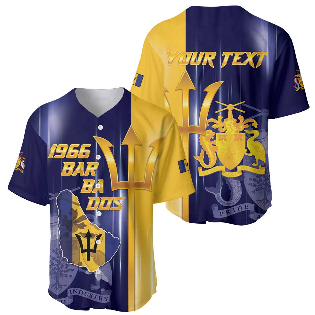 Barbados Independence Day Baseball Jersey Proud To Be Barbadian - Wonder Print Shop