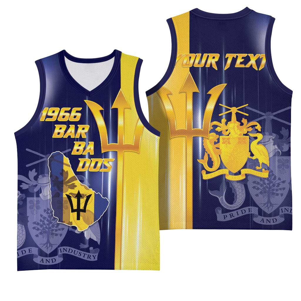 Barbados Independence Day Basketball Jersey Proud To Be Barbadian - Wonder Print Shop