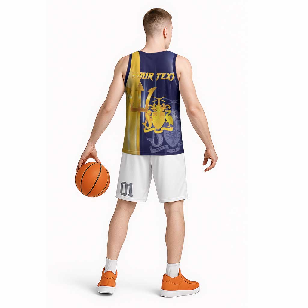 Barbados Independence Day Basketball Jersey Proud To Be Barbadian - Wonder Print Shop
