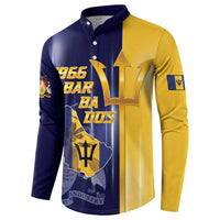 Barbados Independence Day Button Sweatshirt Proud To Be Barbadian - Wonder Print Shop
