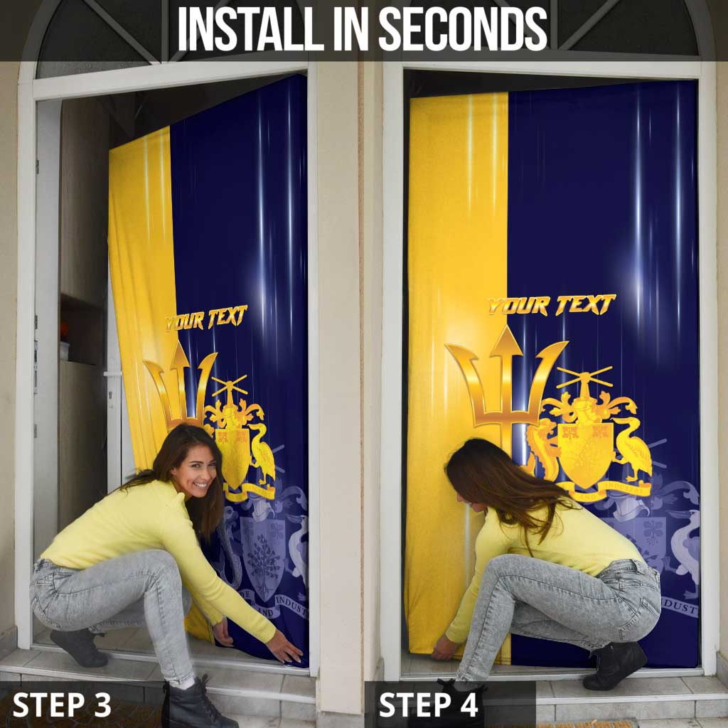 Barbados Independence Day Door Cover Proud To Be Barbadian - Wonder Print Shop