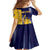 Barbados Independence Day Family Matching Off The Shoulder Long Sleeve Dress and Hawaiian Shirt Proud To Be Barbadian - Wonder Print Shop