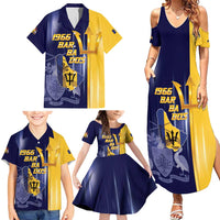Barbados Independence Day Family Matching Summer Maxi Dress and Hawaiian Shirt Proud To Be Barbadian - Wonder Print Shop