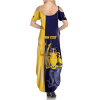 Barbados Independence Day Family Matching Summer Maxi Dress and Hawaiian Shirt Proud To Be Barbadian - Wonder Print Shop