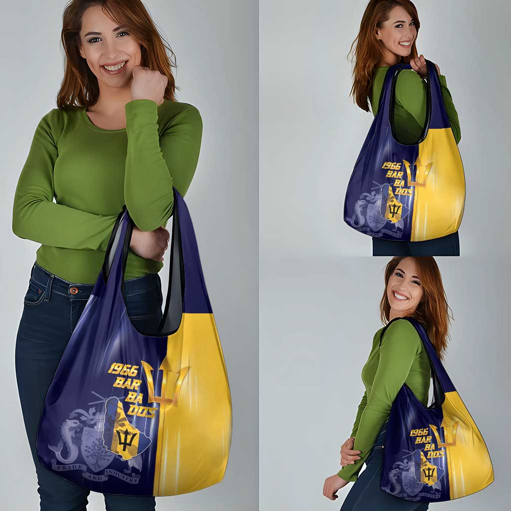 Barbados Independence Day Grocery Bag Proud To Be Barbadian - Wonder Print Shop