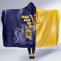 Barbados Independence Day Hooded Blanket Proud To Be Barbadian - Wonder Print Shop