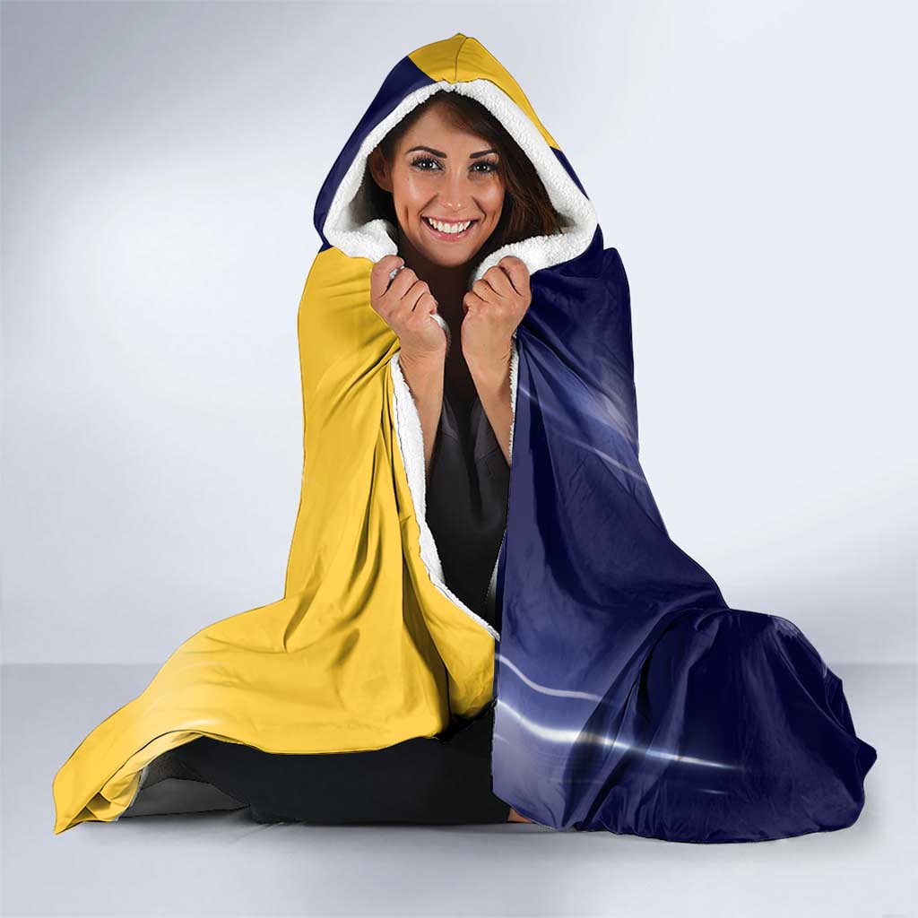 Barbados Independence Day Hooded Blanket Proud To Be Barbadian - Wonder Print Shop