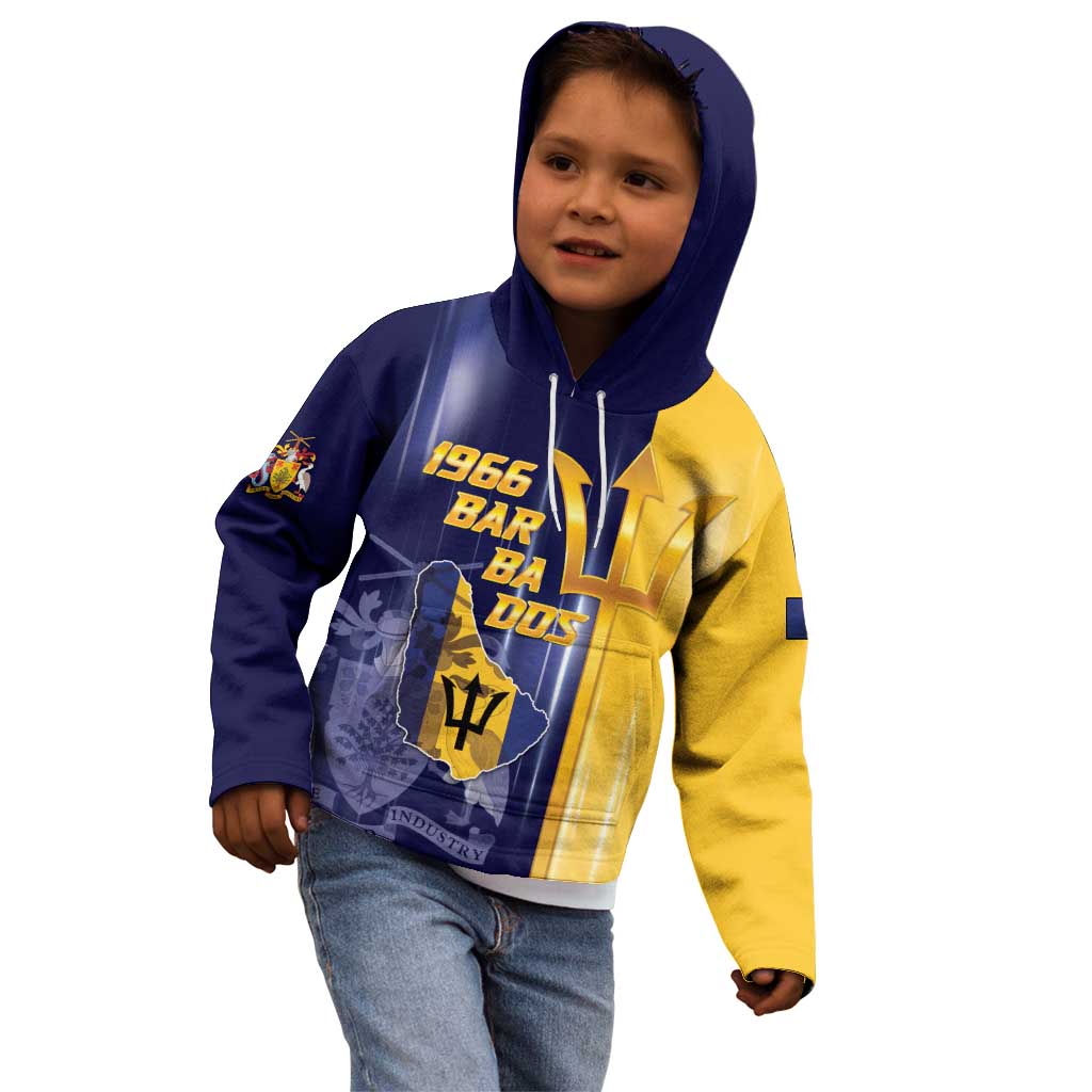 Barbados Independence Day Kid Hoodie Proud To Be Barbadian - Wonder Print Shop