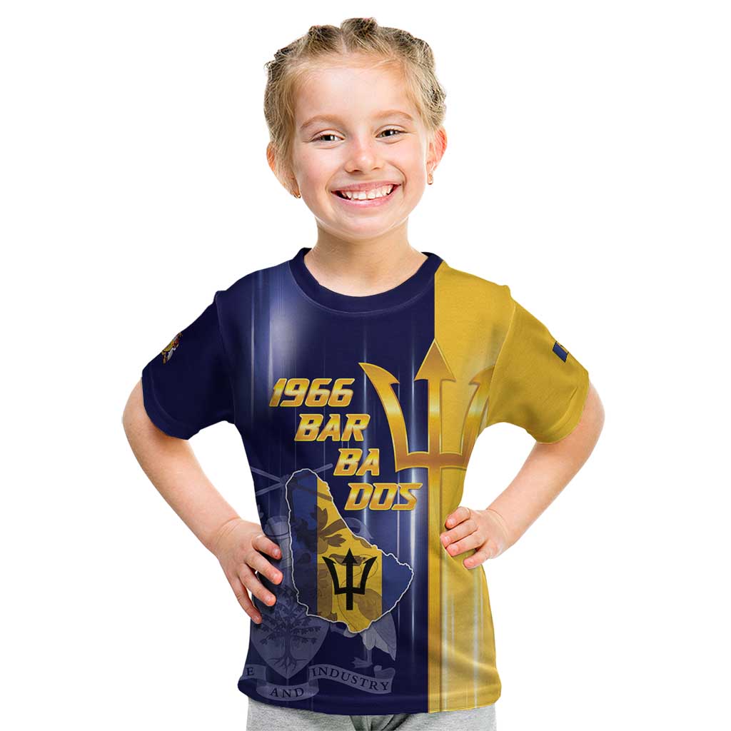 Barbados Independence Day Kid T Shirt Proud To Be Barbadian - Wonder Print Shop