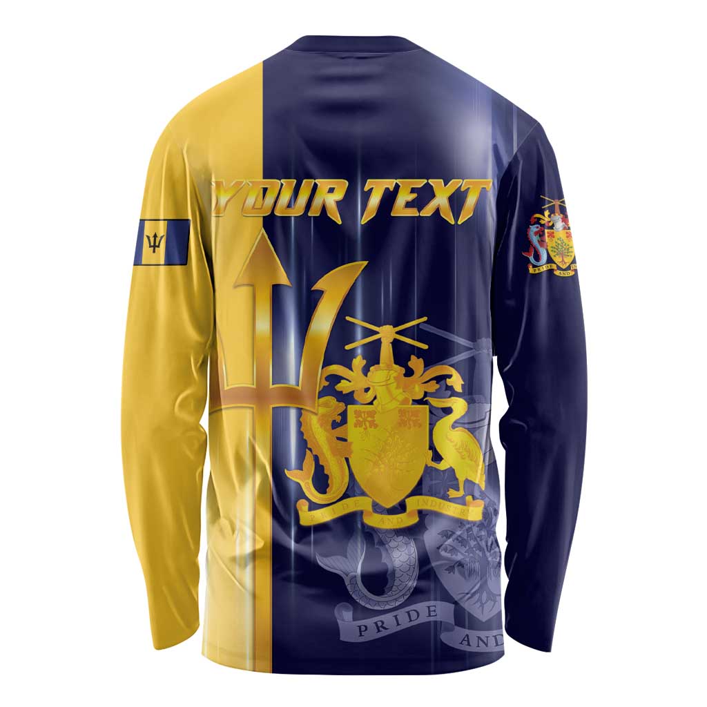 Barbados Independence Day Long Sleeve Shirt Proud To Be Barbadian - Wonder Print Shop