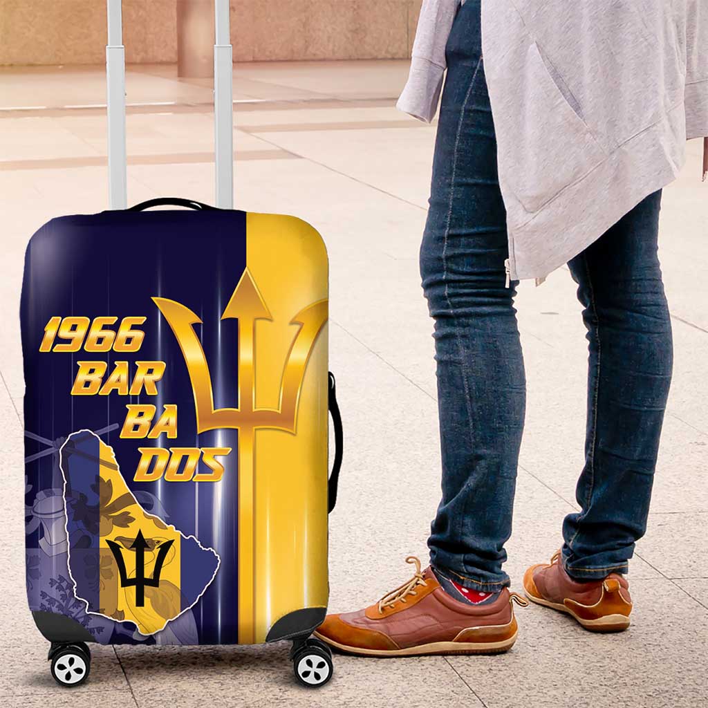 Barbados Independence Day Luggage Cover Proud To Be Barbadian - Wonder Print Shop