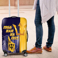 Barbados Independence Day Luggage Cover Proud To Be Barbadian - Wonder Print Shop
