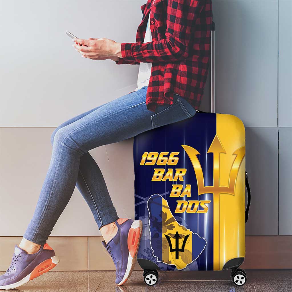 Barbados Independence Day Luggage Cover Proud To Be Barbadian - Wonder Print Shop