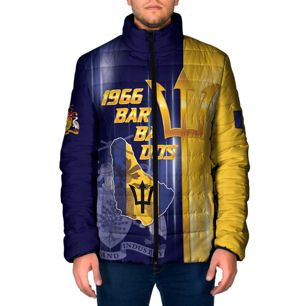 Barbados Independence Day Padded Jacket Proud To Be Barbadian - Wonder Print Shop