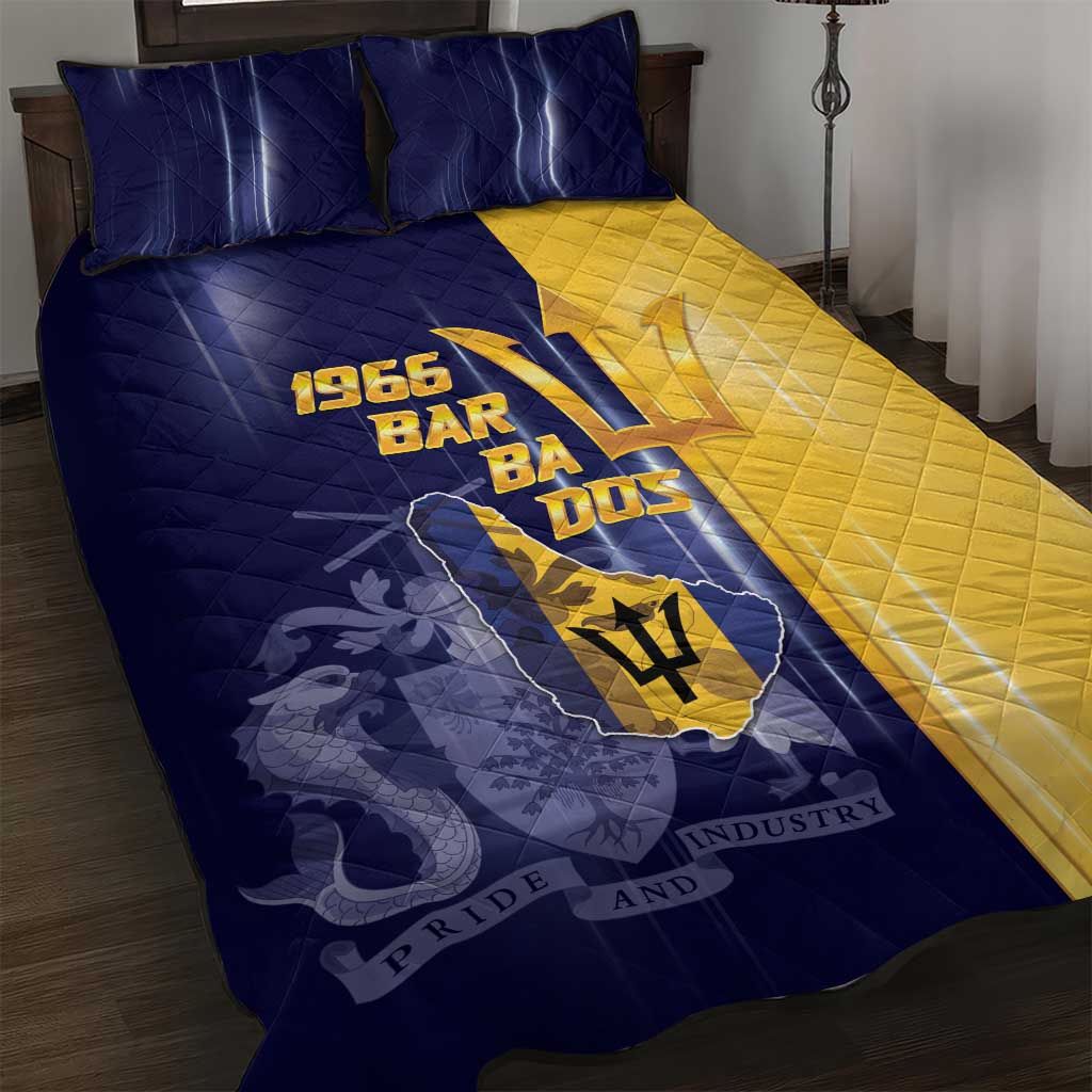 Barbados Independence Day Quilt Bed Set Proud To Be Barbadian - Wonder Print Shop
