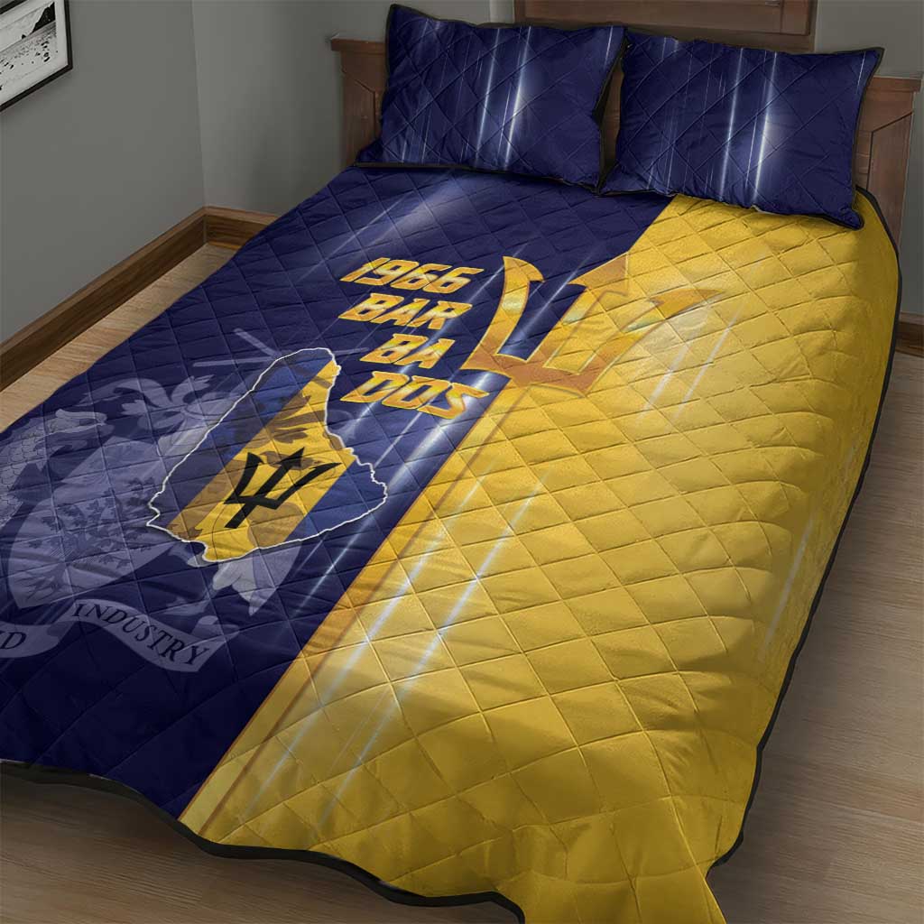 Barbados Independence Day Quilt Bed Set Proud To Be Barbadian - Wonder Print Shop