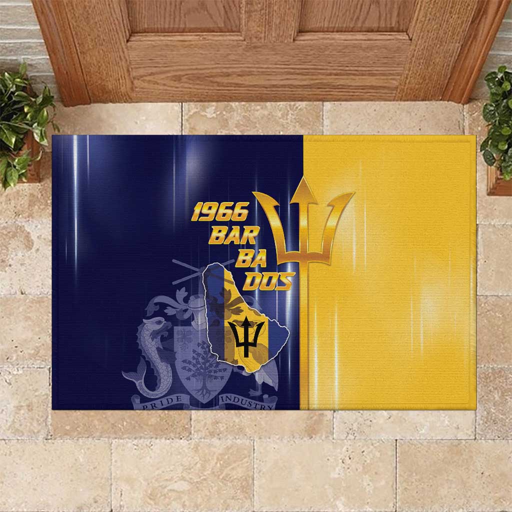 Barbados Independence Day Rubber Doormat Proud To Be Barbadian - Wonder Print Shop