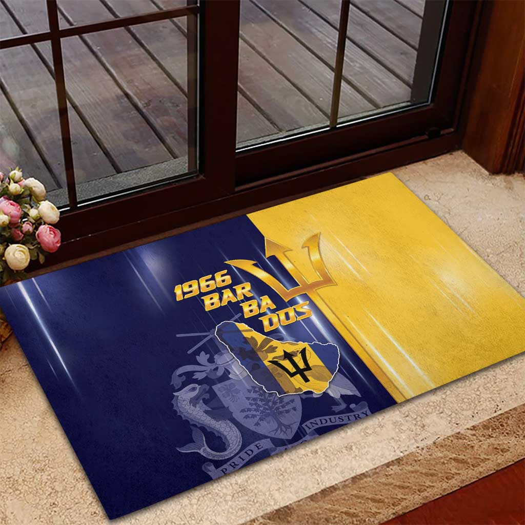 Barbados Independence Day Rubber Doormat Proud To Be Barbadian - Wonder Print Shop