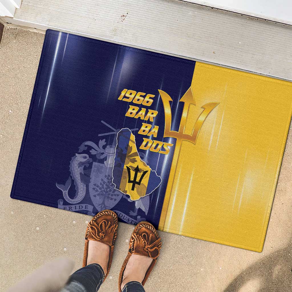 Barbados Independence Day Rubber Doormat Proud To Be Barbadian - Wonder Print Shop