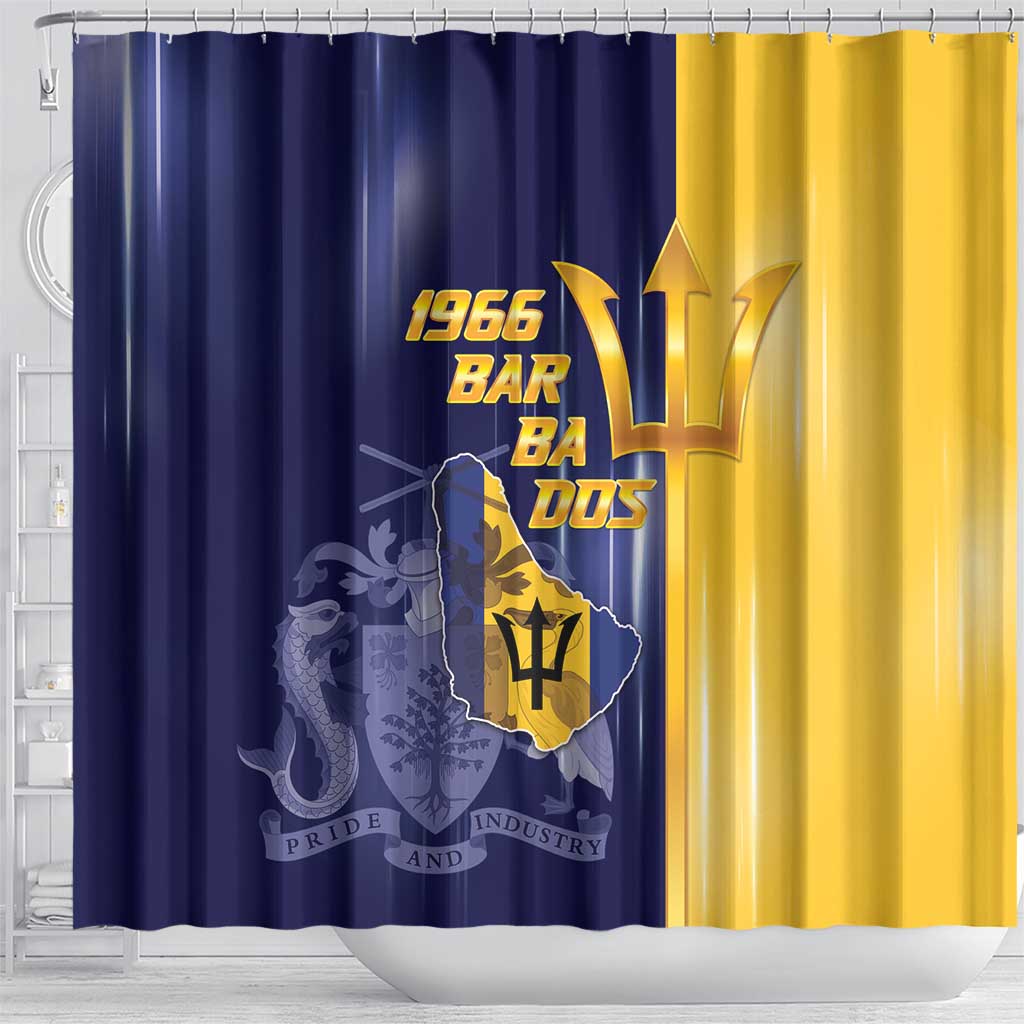 Barbados Independence Day Shower Curtain Proud To Be Barbadian - Wonder Print Shop