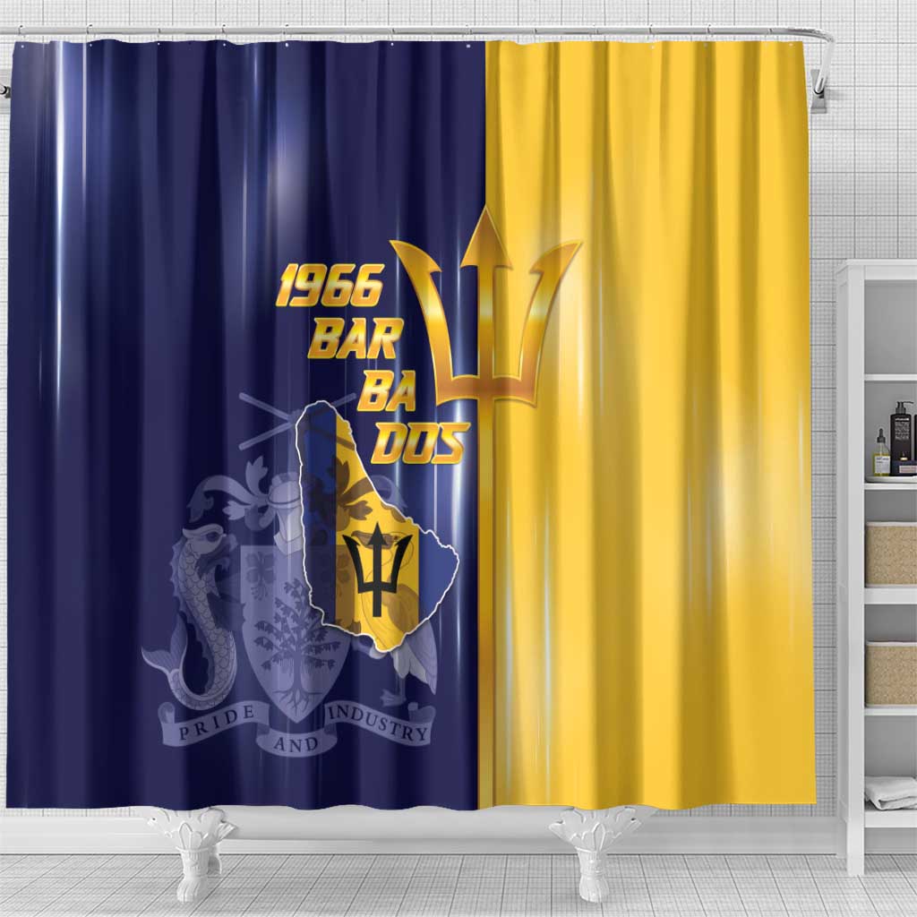 Barbados Independence Day Shower Curtain Proud To Be Barbadian - Wonder Print Shop