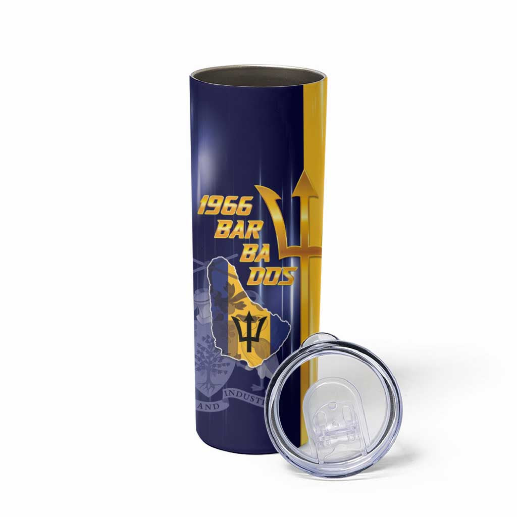 Barbados Independence Day Skinny Tumbler Proud To Be Barbadian - Wonder Print Shop