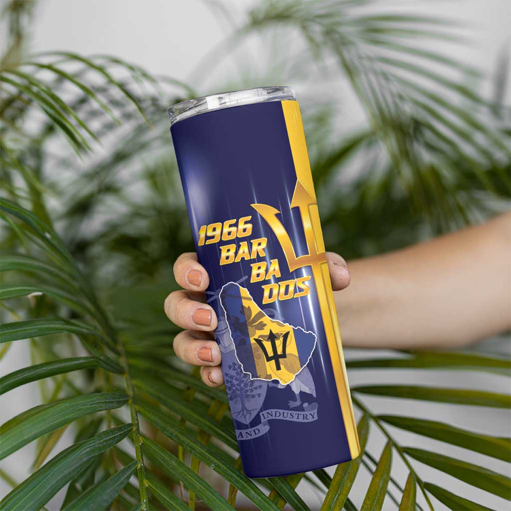 Barbados Independence Day Skinny Tumbler Proud To Be Barbadian - Wonder Print Shop