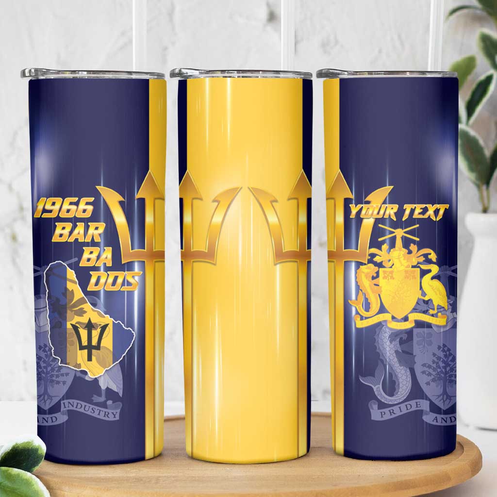 Barbados Independence Day Skinny Tumbler Proud To Be Barbadian - Wonder Print Shop