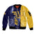 Barbados Independence Day Sleeve Zip Bomber Jacket Proud To Be Barbadian - Wonder Print Shop
