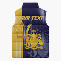 Barbados Independence Day Sleeveless Puffer Jacket Proud To Be Barbadian - Wonder Print Shop
