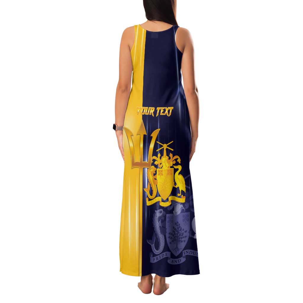 Barbados Independence Day Tank Maxi Dress Proud To Be Barbadian - Wonder Print Shop
