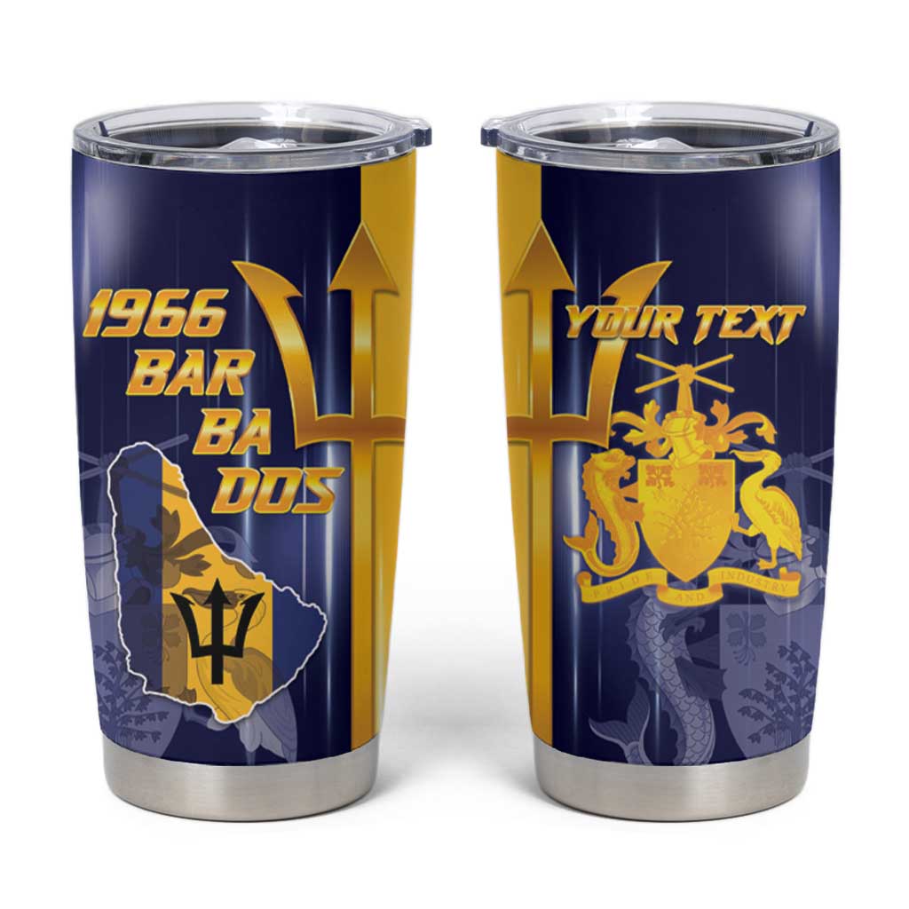 Barbados Independence Day Tumbler Cup Proud To Be Barbadian - Wonder Print Shop