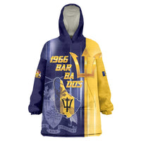 Barbados Independence Day Wearable Blanket Hoodie Proud To Be Barbadian - Wonder Print Shop