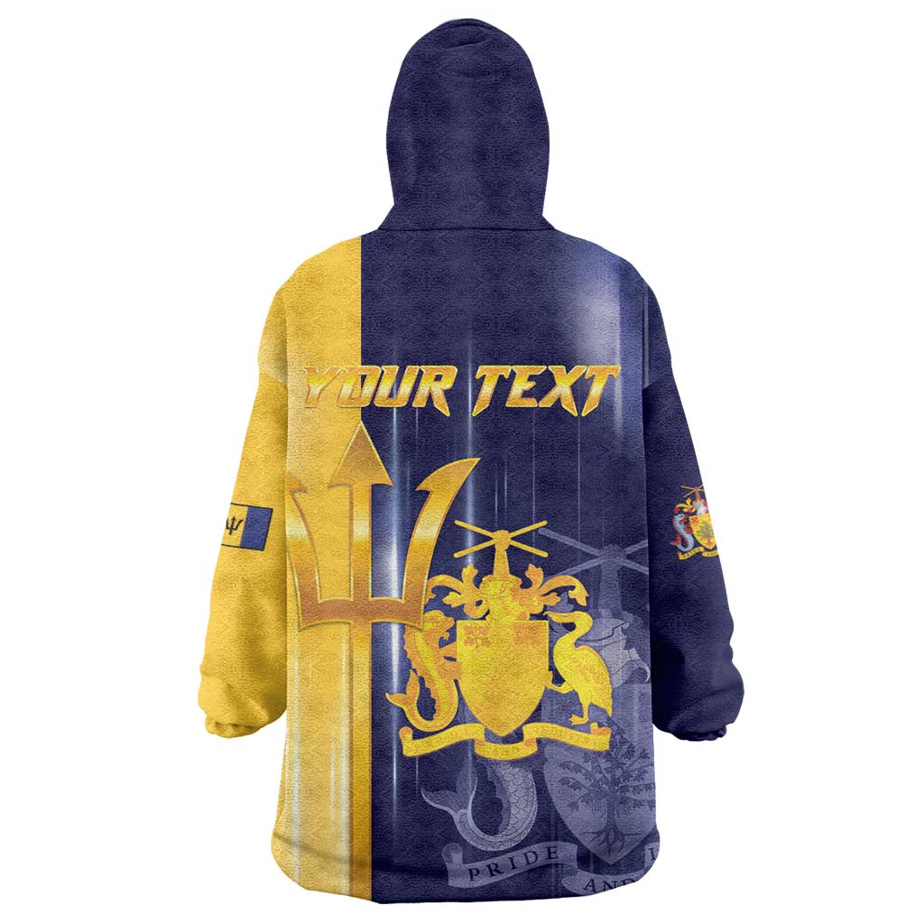 Barbados Independence Day Wearable Blanket Hoodie Proud To Be Barbadian - Wonder Print Shop