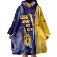 Barbados Independence Day Wearable Blanket Hoodie Proud To Be Barbadian - Wonder Print Shop