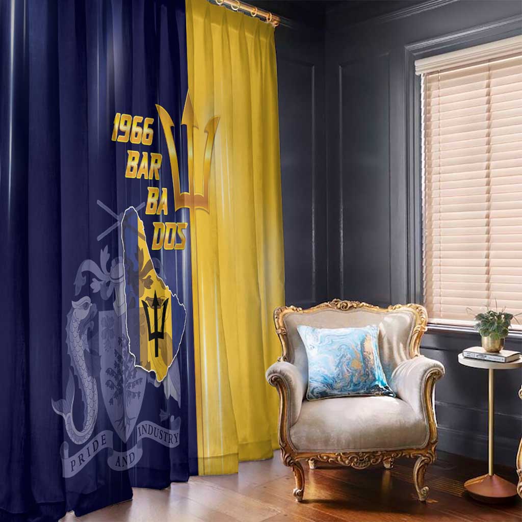 Barbados Independence Day Window Curtain Proud To Be Barbadian - Wonder Print Shop