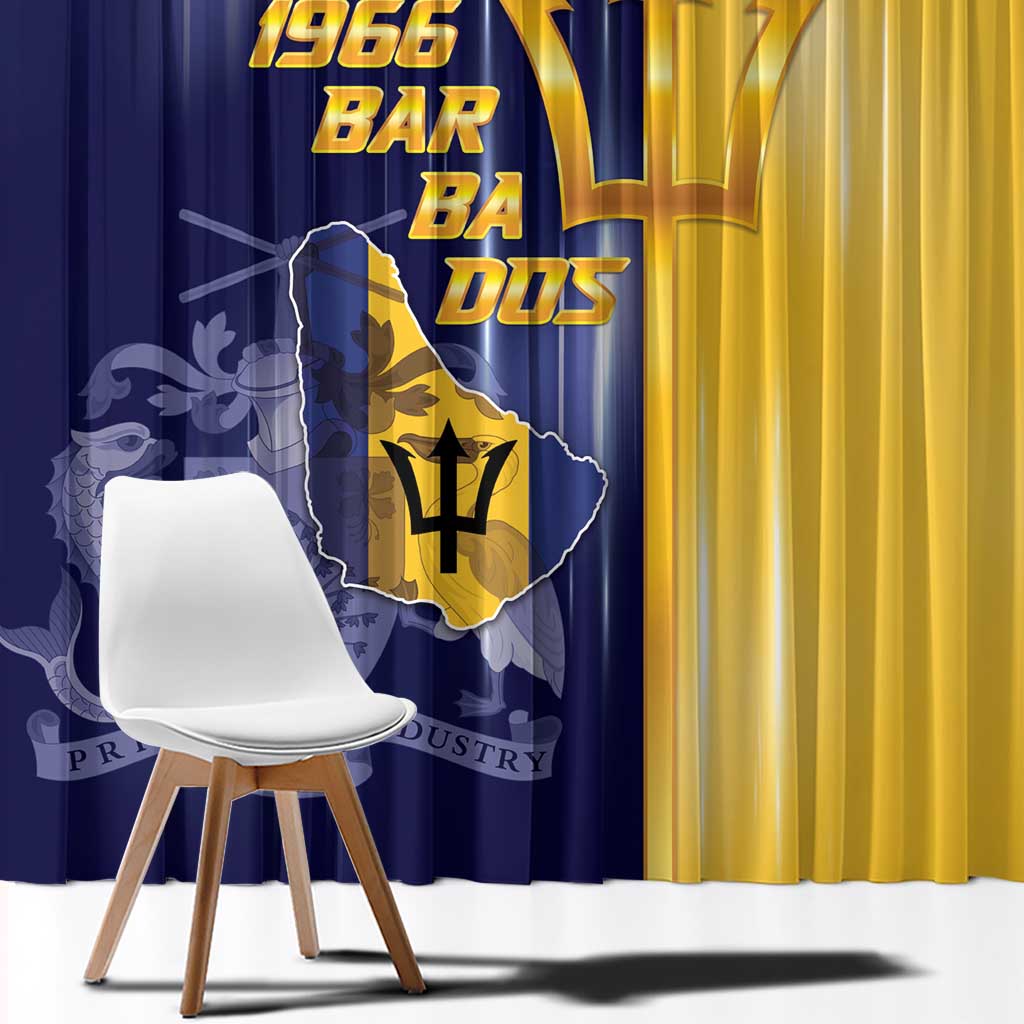 Barbados Independence Day Window Curtain Proud To Be Barbadian - Wonder Print Shop
