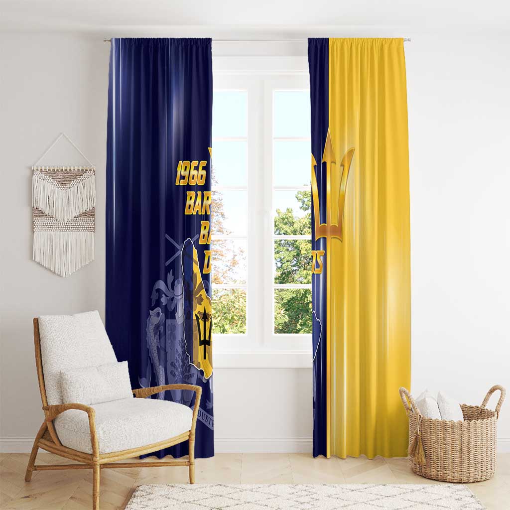 Barbados Independence Day Window Curtain Proud To Be Barbadian - Wonder Print Shop