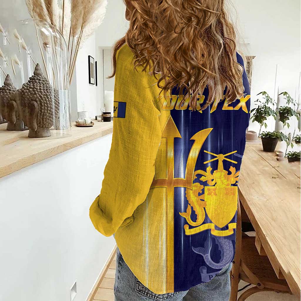 Barbados Independence Day Women Casual Shirt Proud To Be Barbadian - Wonder Print Shop